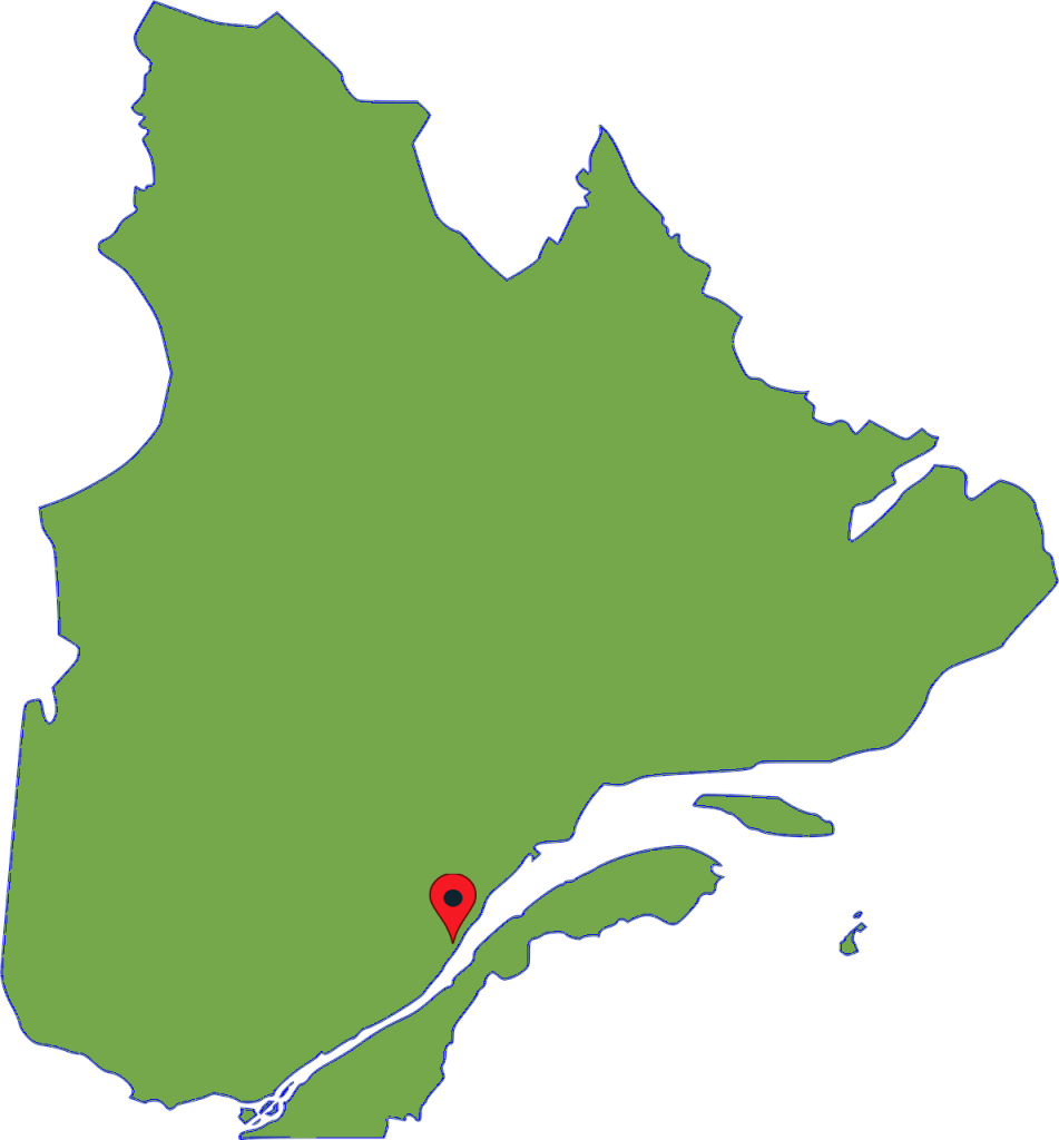 DIVINI-THE | NOUS JOINDRE | Map du Québec en vert